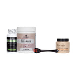 Hair Thickening Protocol: Nutragrow, Bovine Collagen, Micro Needle Roller System, Batana Hair Mask